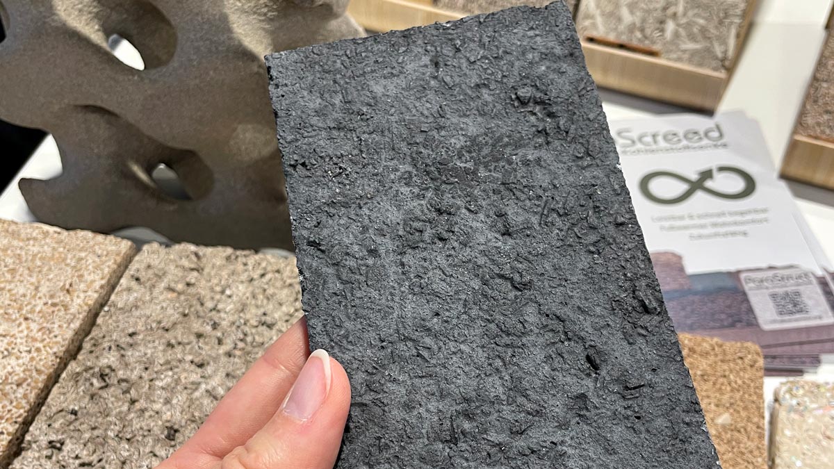 Biochar-enhanced circular construction material